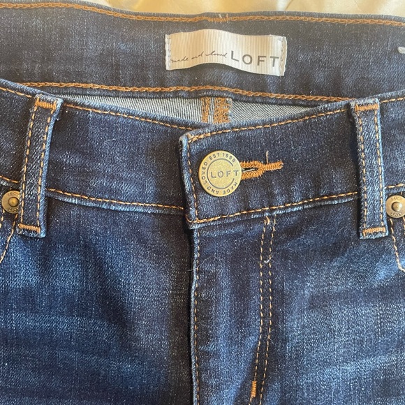 Loft Modern Straight Cuffed Jeans - Picture 5 of 16